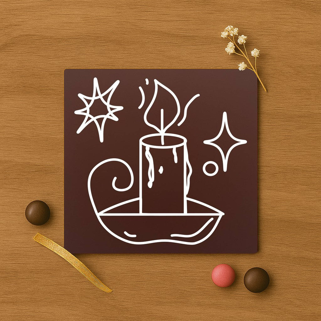 Simple Chocolate Candle