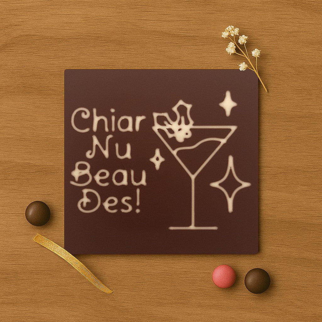 Cocktail Festiv in ciocolata cu mesajul Chiar Nu Beau Des!
