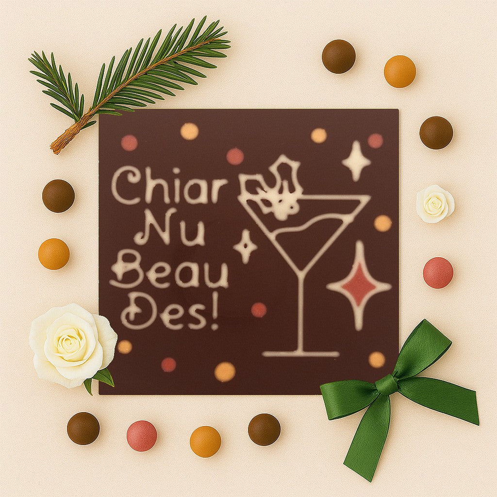 Cocktail Festiv in ciocolata cu mesajul Chiar Nu Beau Des!
