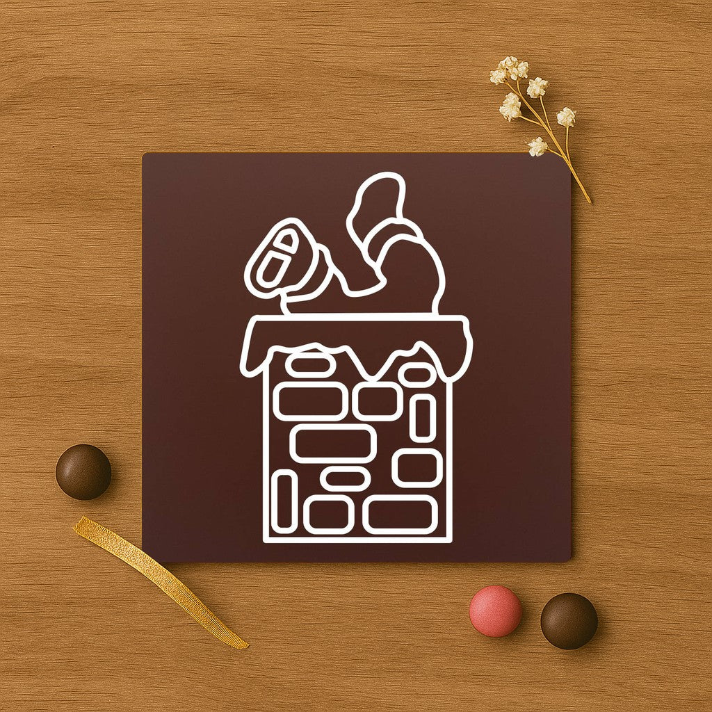 Jos pe horn Design in ciocolata