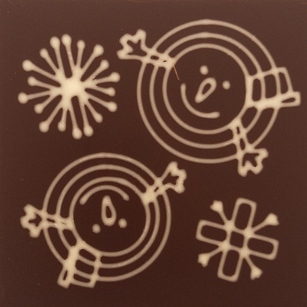 Decoratoune de sarbatori in ciocolata