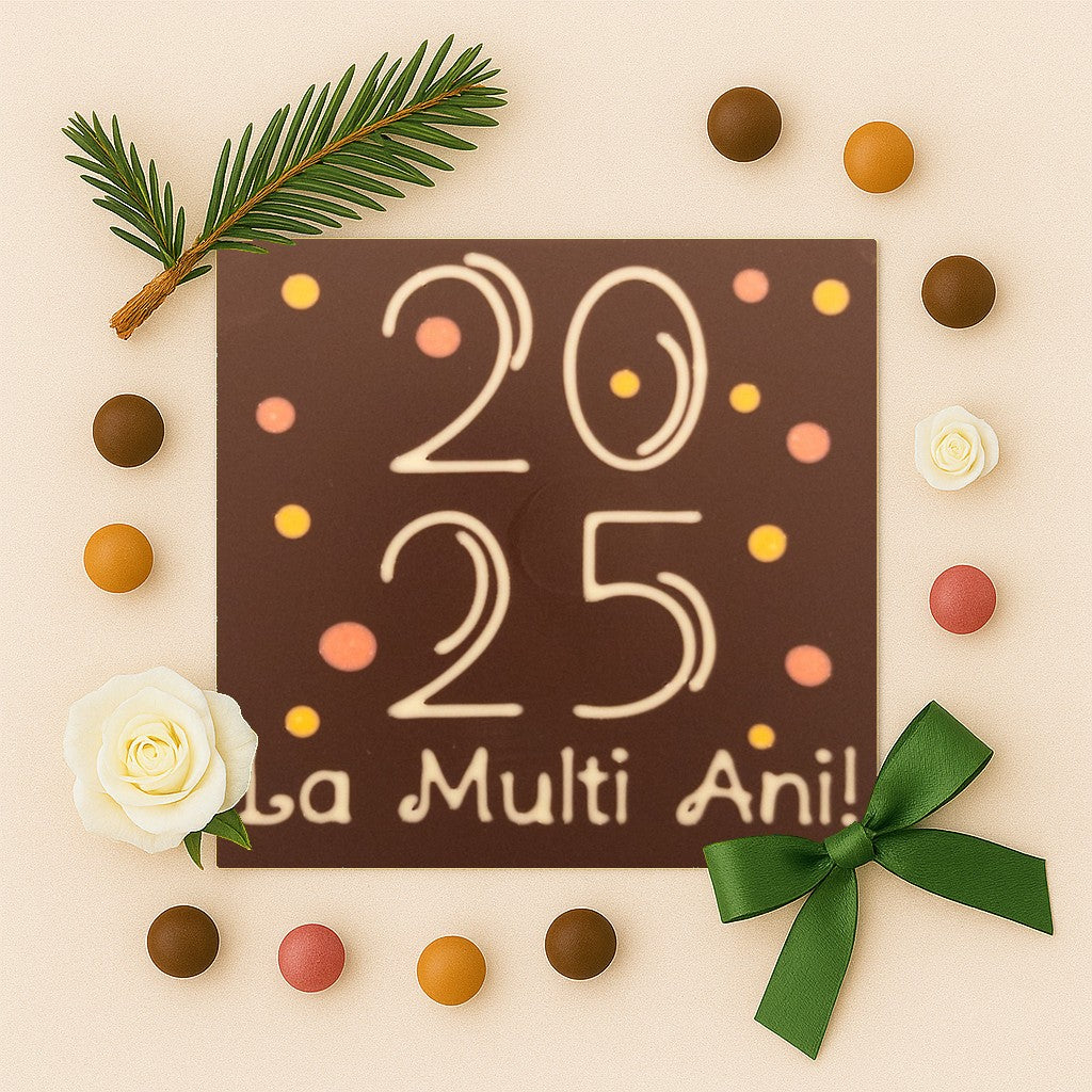 2025 Decoration with the message Happy New Year!