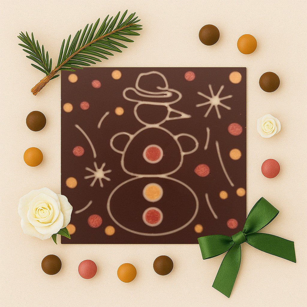 Frosty the chocolate snowman