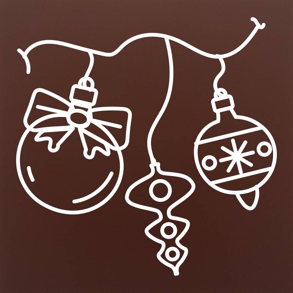 Globuri de Craciun in ciocolata