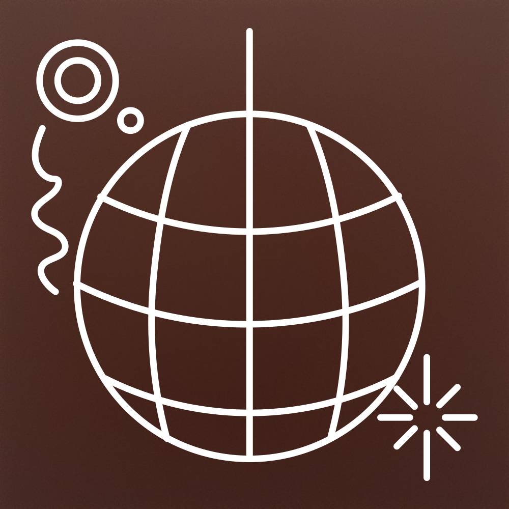Chocolate Disco Globe