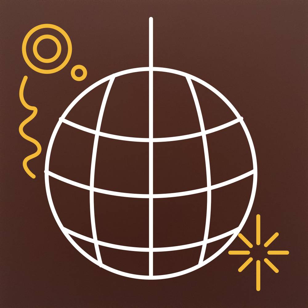Chocolate Disco Globe