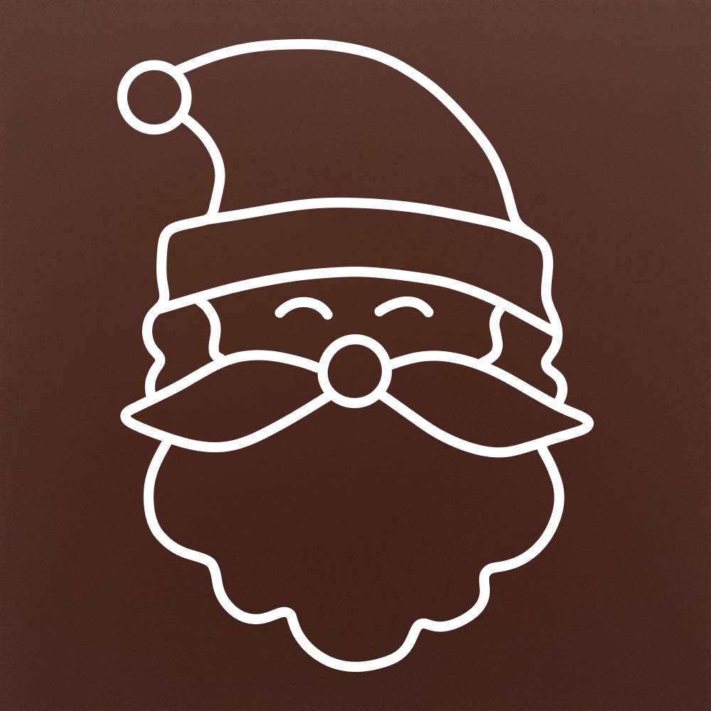 3rd Santa Claus in Belgian chocolate
