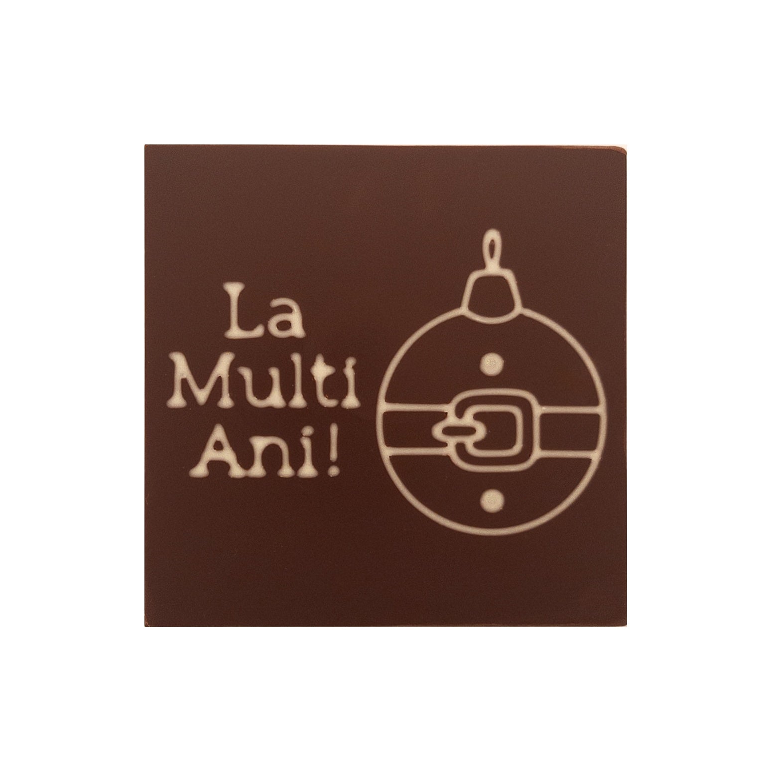 Glob Decorativ Ciocolata al 2’lea La Multi Ani!