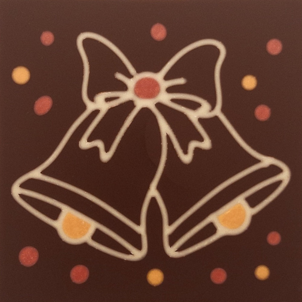Two Bells decoration in premium chocolate