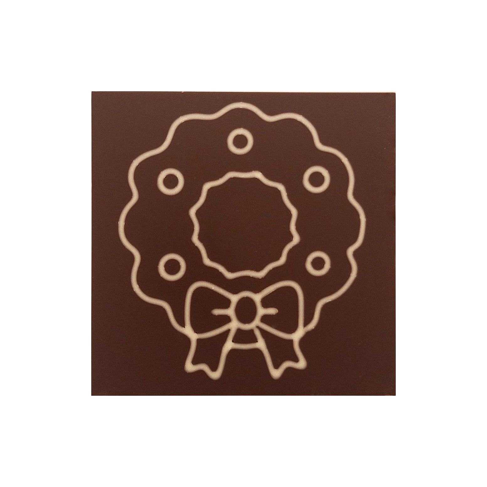 Decoratiune coronita in ciocolata premium