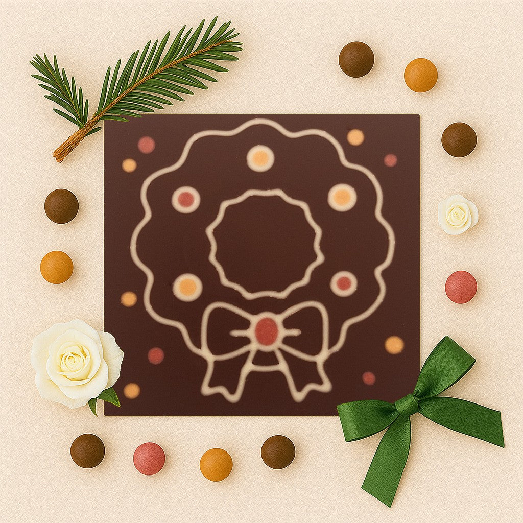 Premium chocolate crown decoration