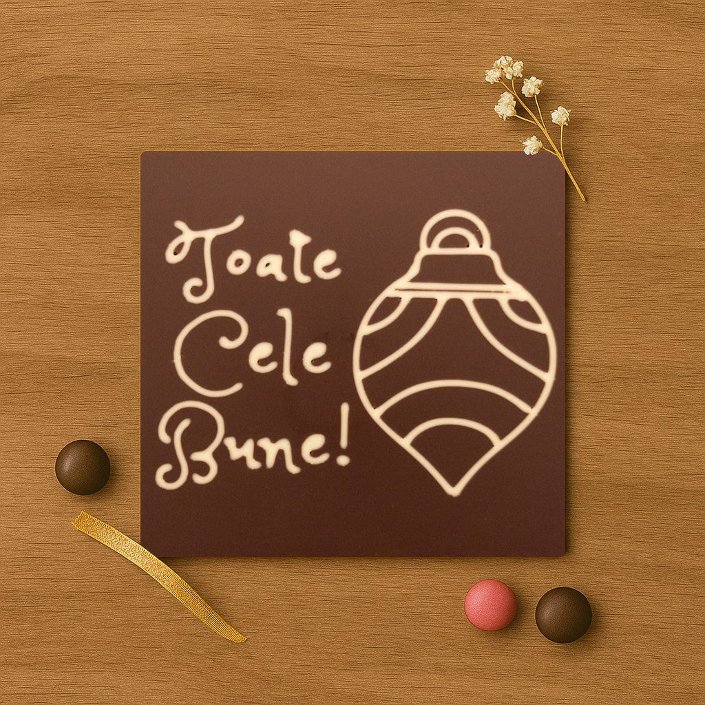 Decorative Chocolate Globe 3rd Happy Birthday!