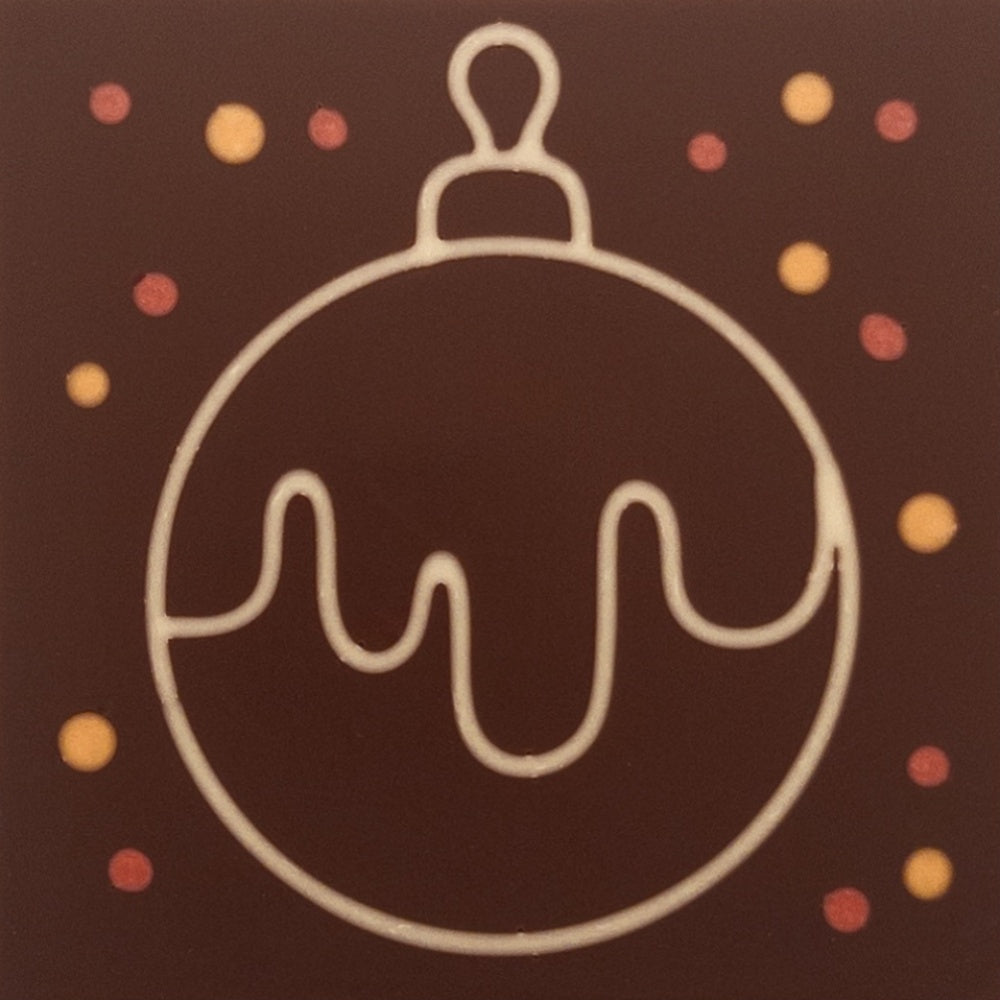 4th Chocolate Decorative Globe in premium chocolate