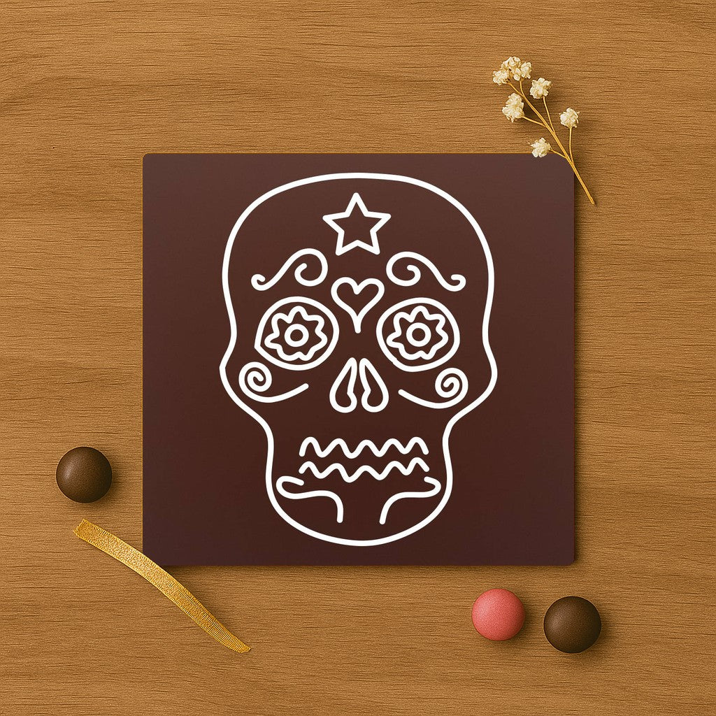 Craniu decorativ floral