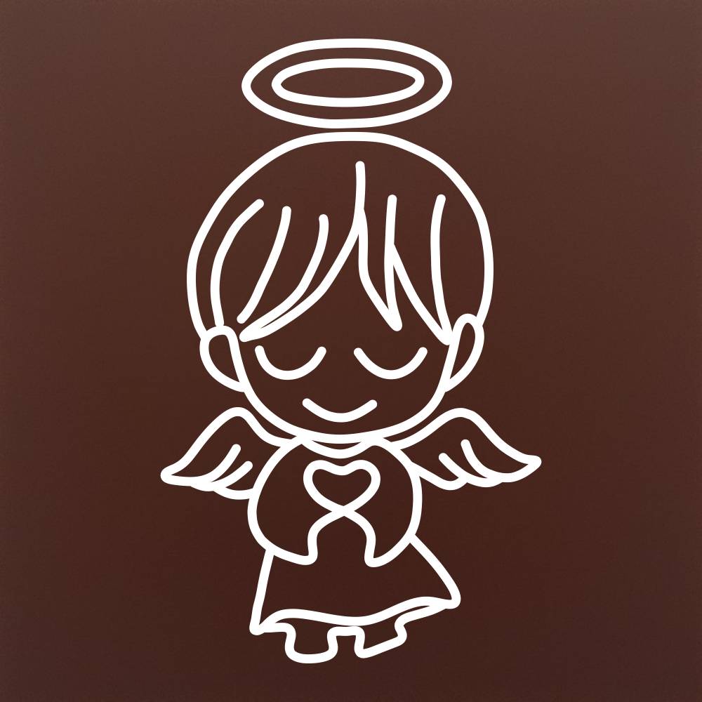 The first beautiful angel the perfect chocolate gift