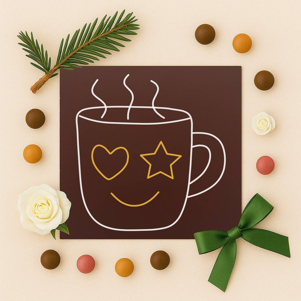 Cana de cafea zambitoare