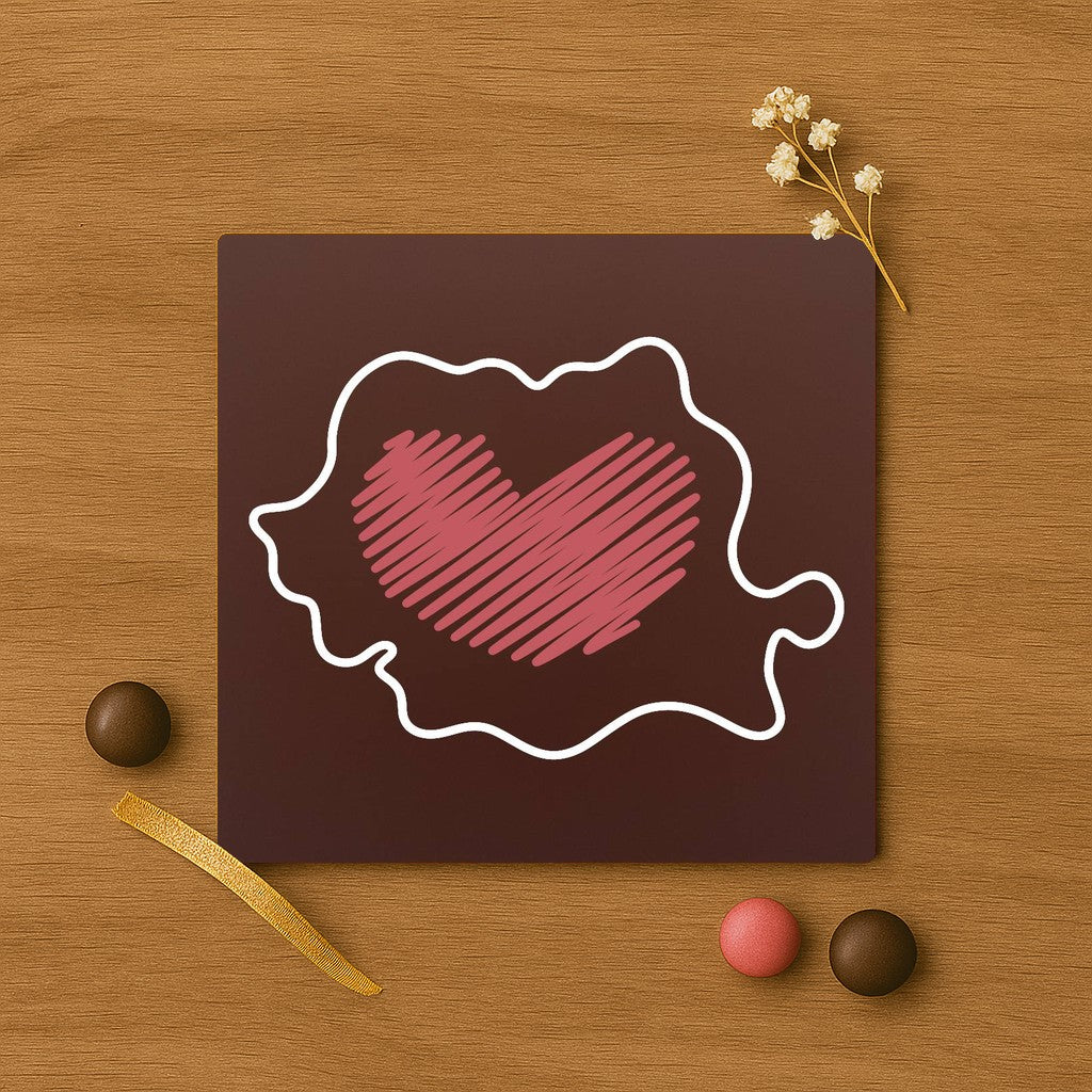 Harta Romaniei heart doodle