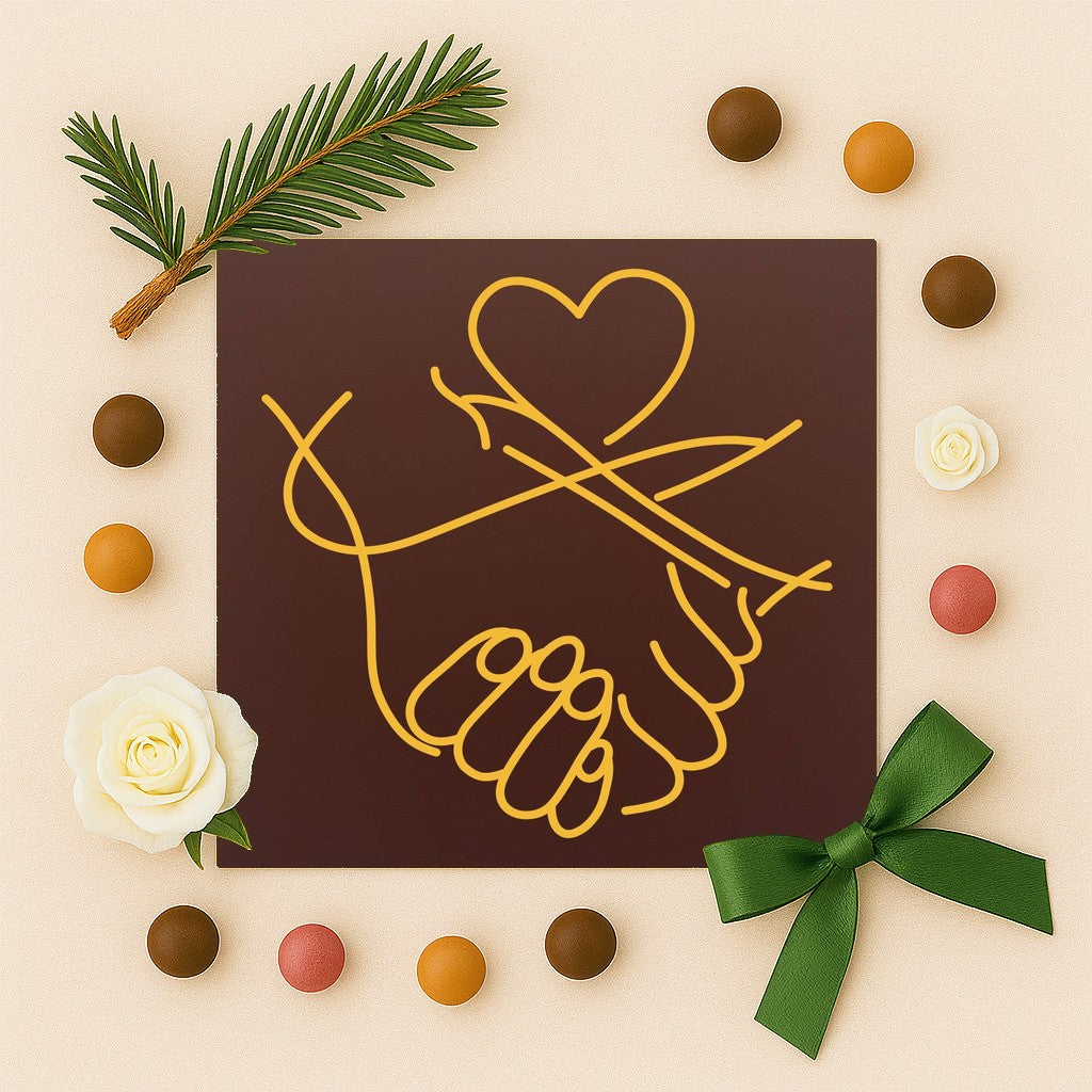 Crossed Ribbons with Heart – cadou pentru cupluri