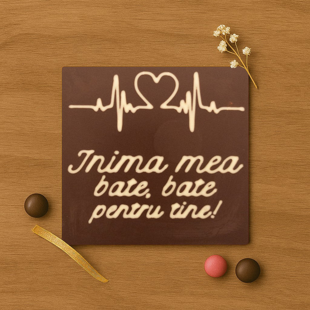 Heart Pulse with the message My heart beats, beats for you!