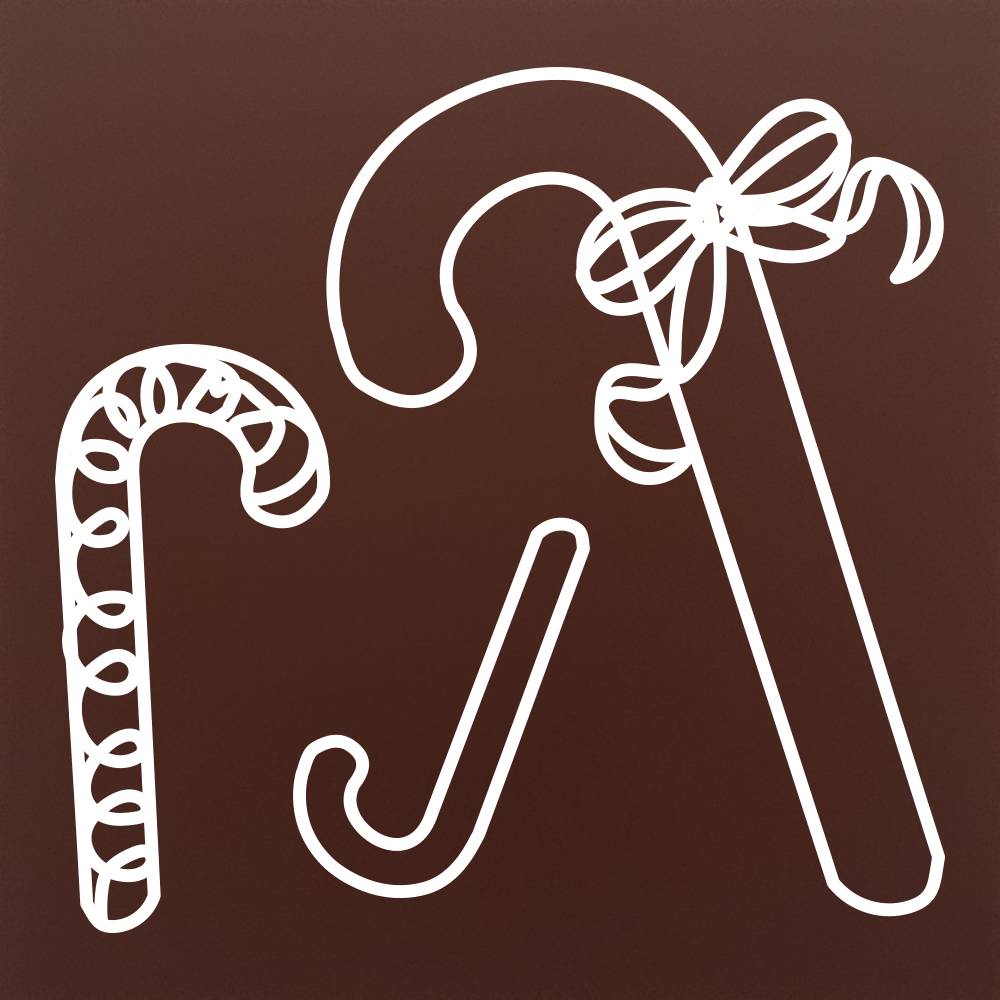 Dulciuri in ciocolata Candy Canes