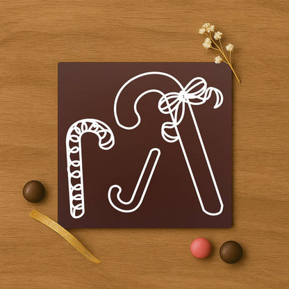 Candy Canes Chocolate Sweets