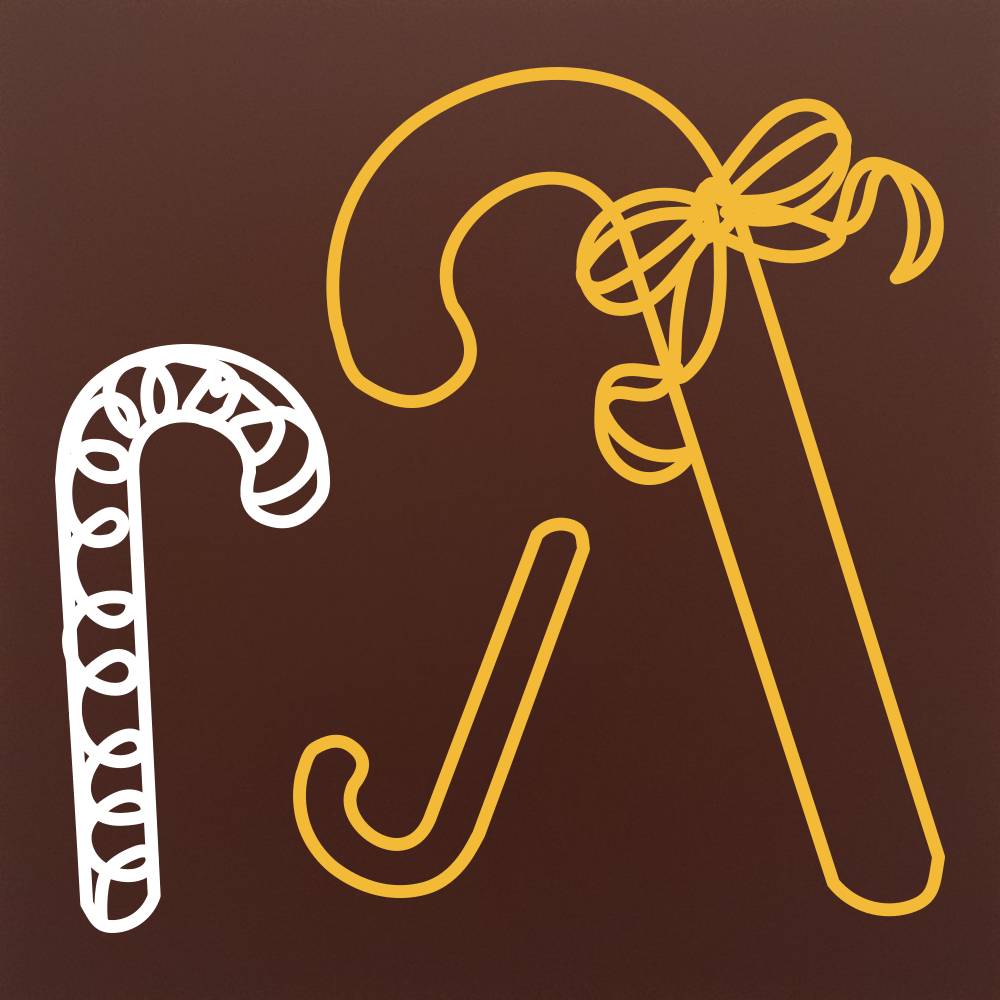 Dulciuri in ciocolata Candy Canes