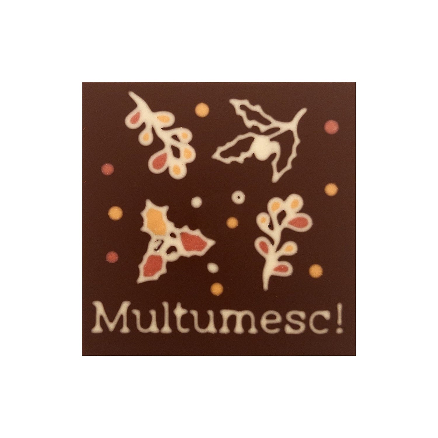 Happy Halloween in chocolate. Thank you!