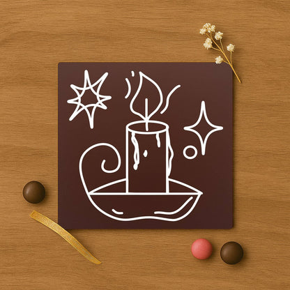 Simple Chocolate Candle