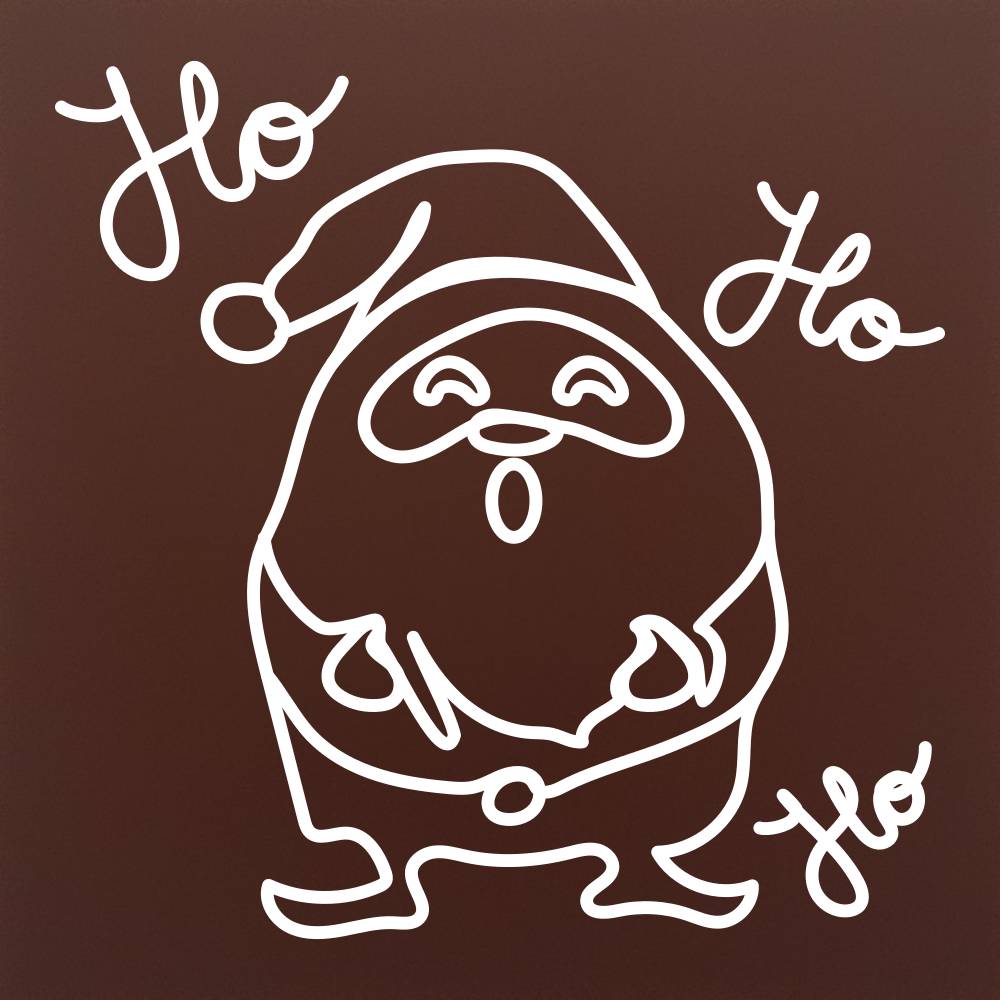 Ho Ho Ho Chocolate Santa Claus