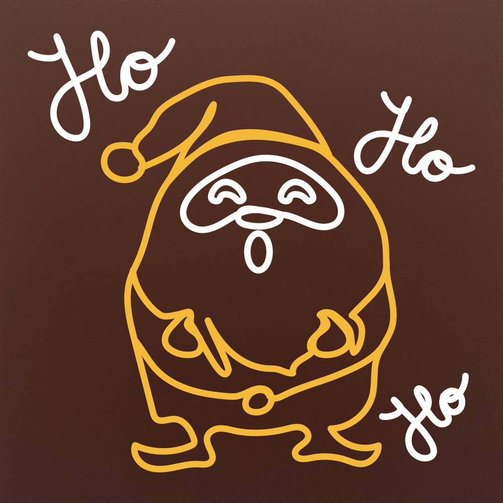 Ho Ho Ho Chocolate Santa Claus