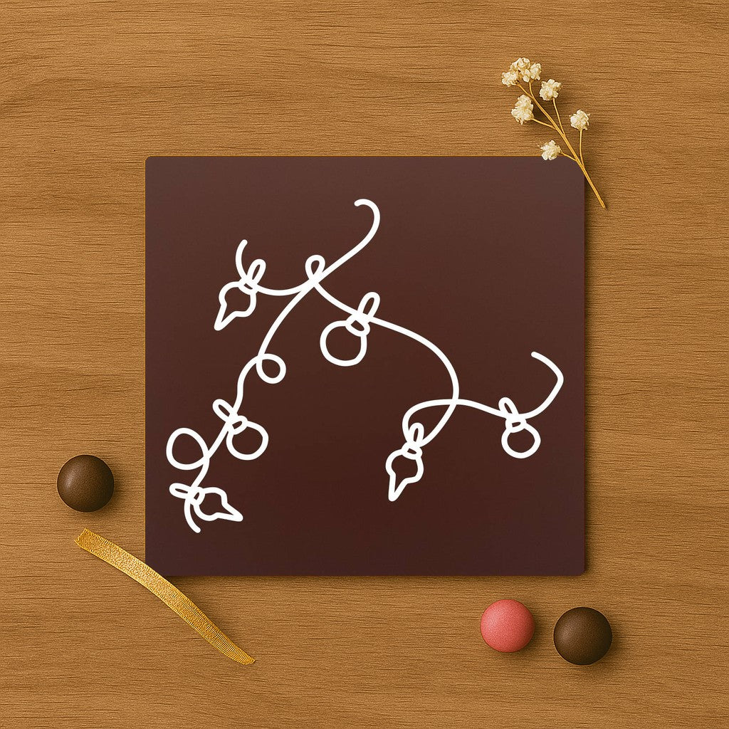 Chocolate Christmas lights