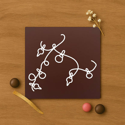Chocolate Christmas lights