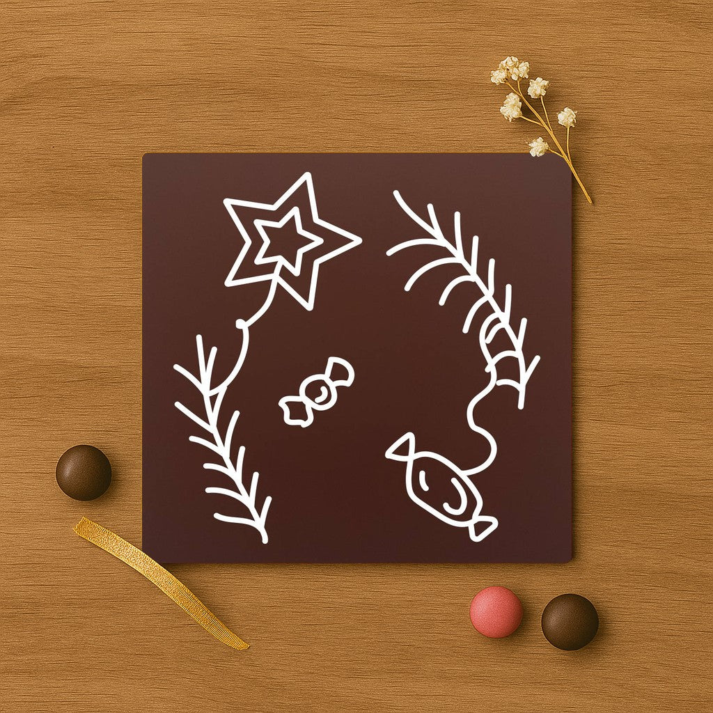 Copacul cu dulciuri in ciocolata