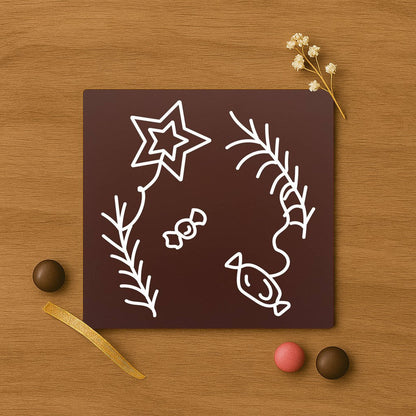 Copacul cu dulciuri in ciocolata