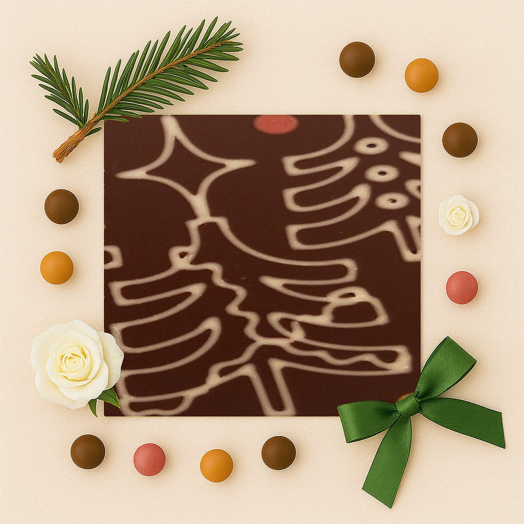 Copaci mici de Craciun in ciocolata