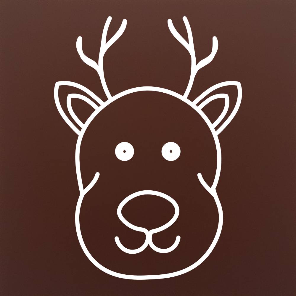 Rudolph in chocolate