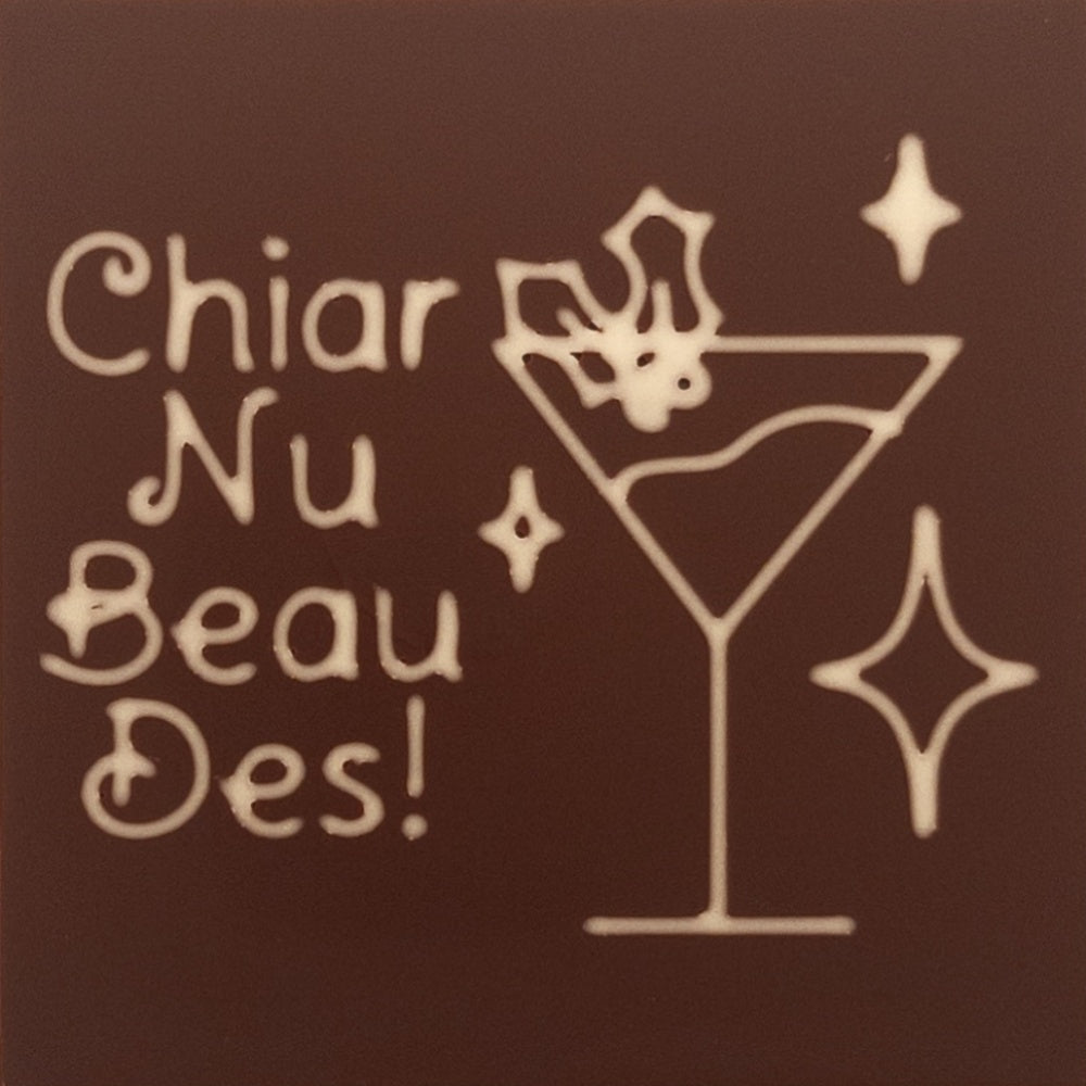 Cocktail Festiv in ciocolata cu mesajul Chiar Nu Beau Des!