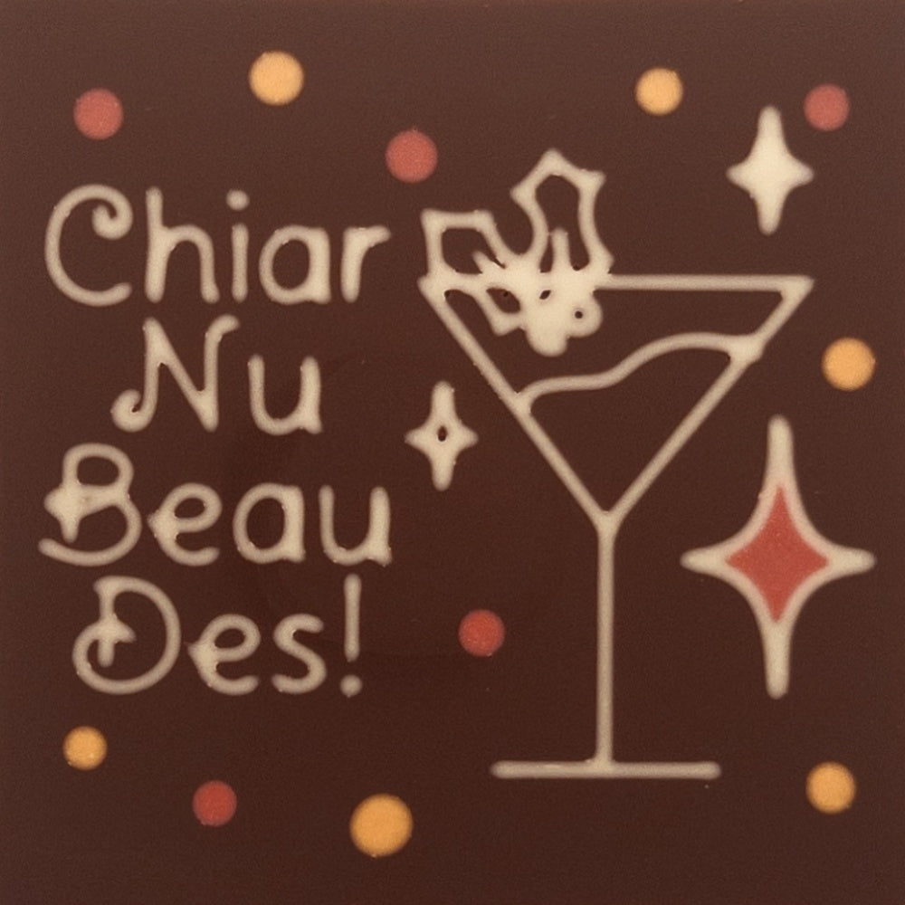 Cocktail Festiv in ciocolata cu mesajul Chiar Nu Beau Des!