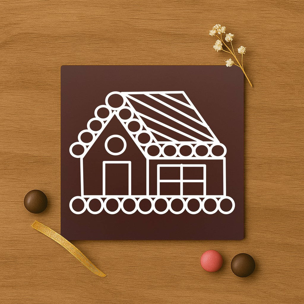 Casa de turta dulce in ciocolata