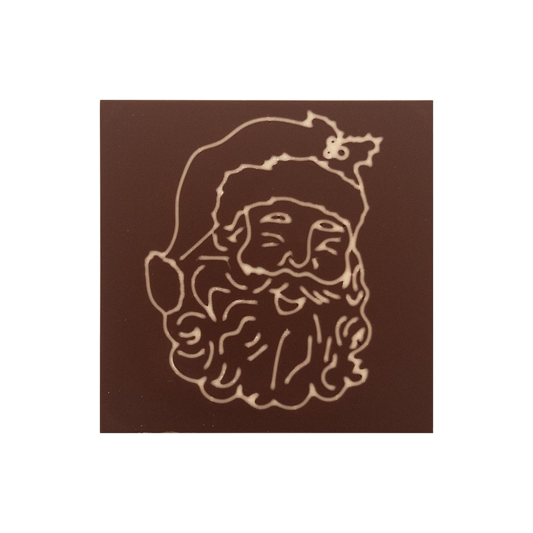Detailed chocolate Santa Claus