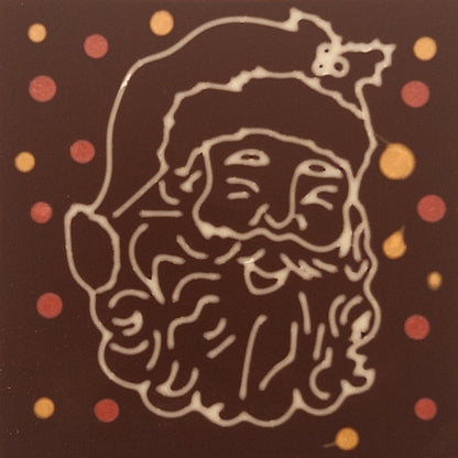 Mos Craciun detaliat in ciocolata