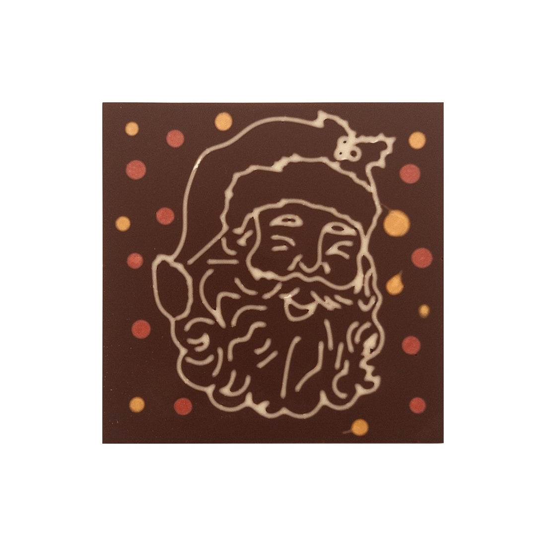 Detailed chocolate Santa Claus