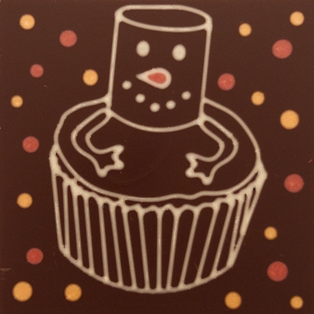 Omul de zapada briosa in ciocolata