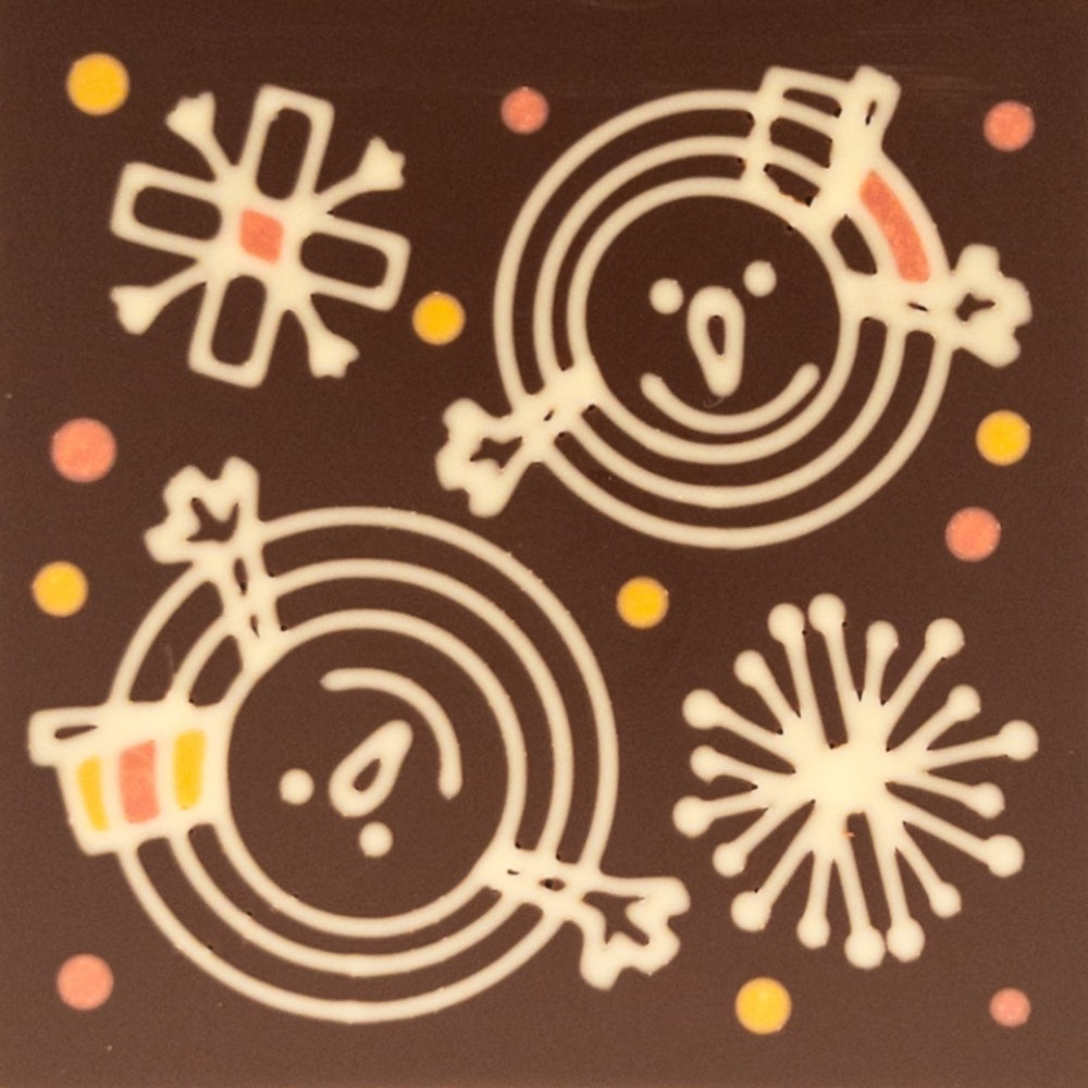 Decoratoune de sarbatori in ciocolata