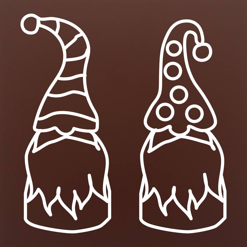 Doi pitici in ciocolata