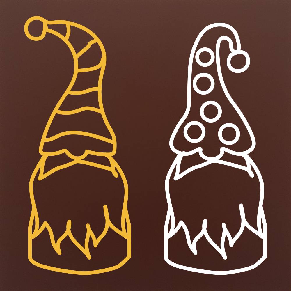 Doi pitici in ciocolata