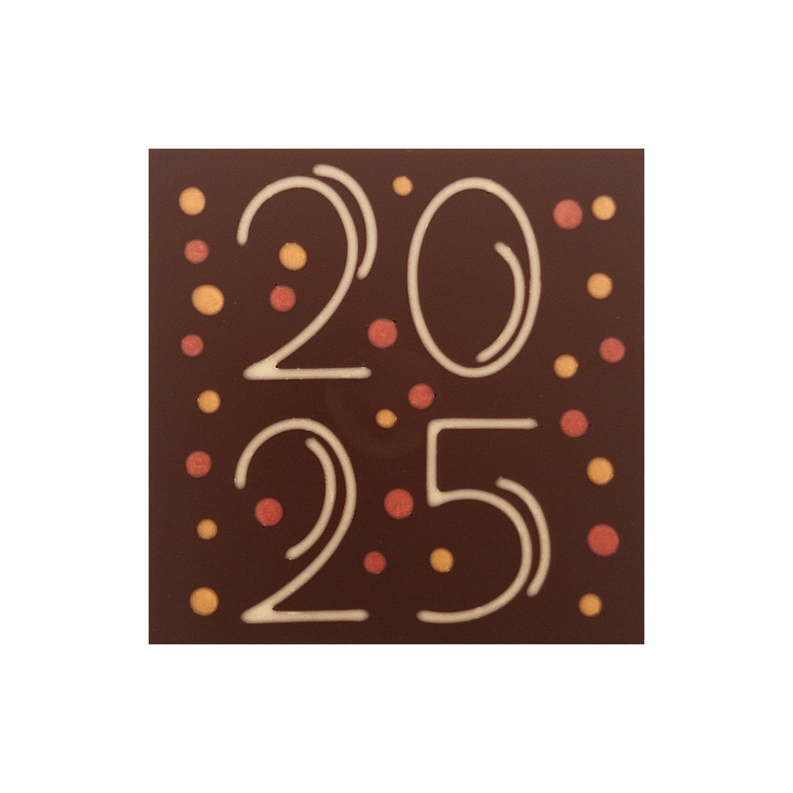 Decoratiune 2025 in ciocolata