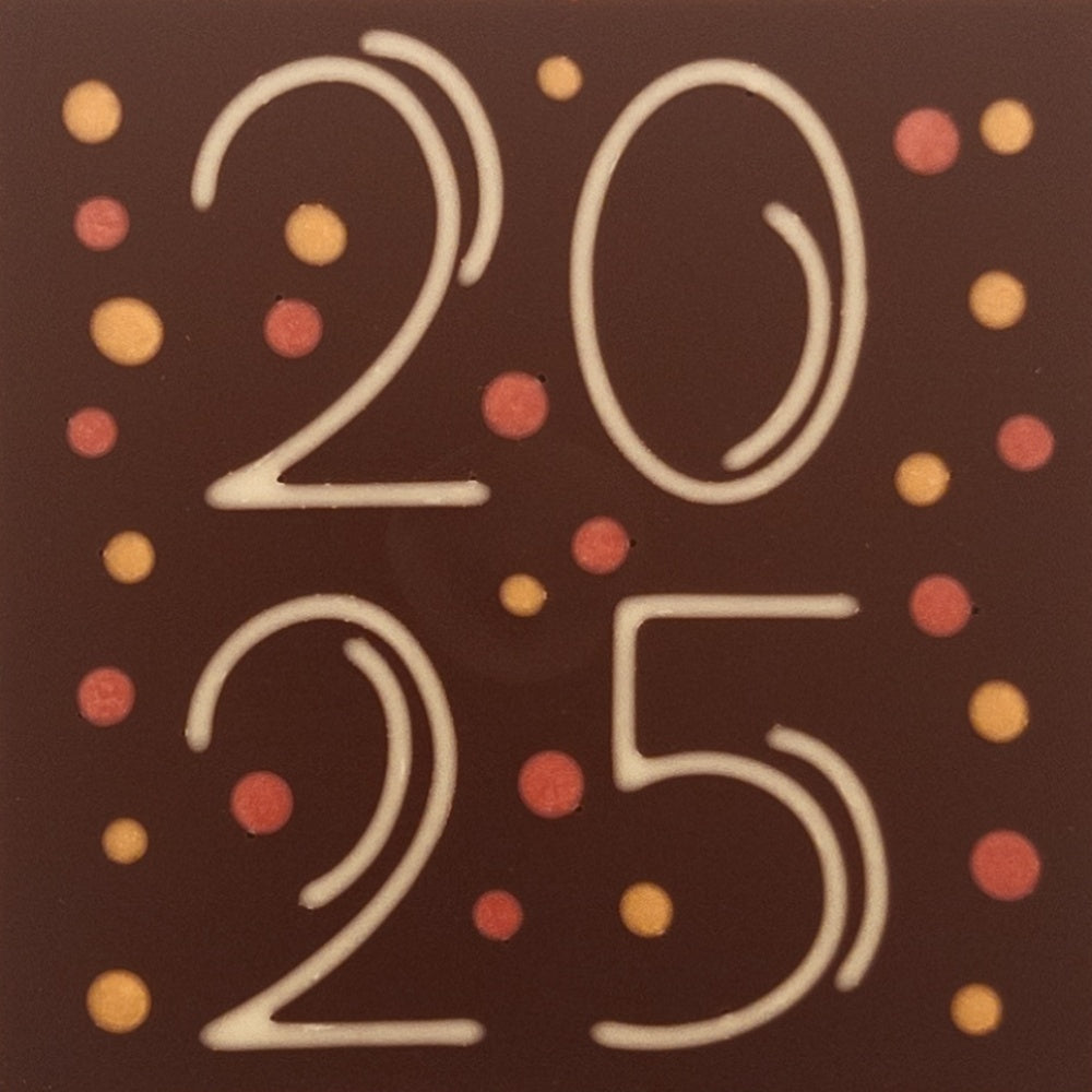 Decoratiune 2025 in ciocolata