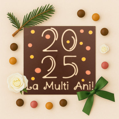 2025 Decoration with the message Happy New Year!