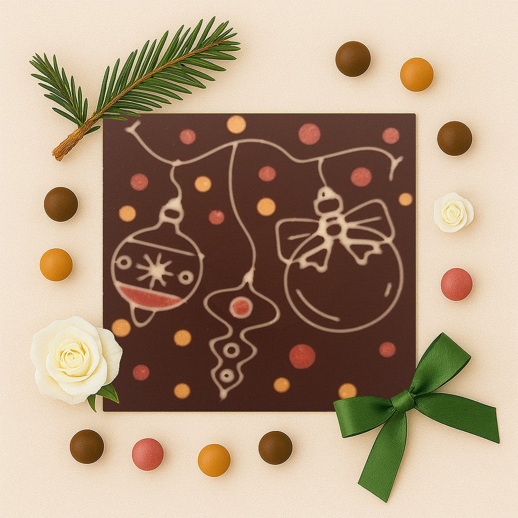 Globuri de Craciun in ciocolata